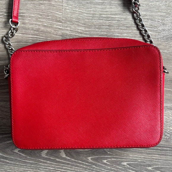 Michael Kors Vibrant Red Crossbody Bag - Picture 4 of 6